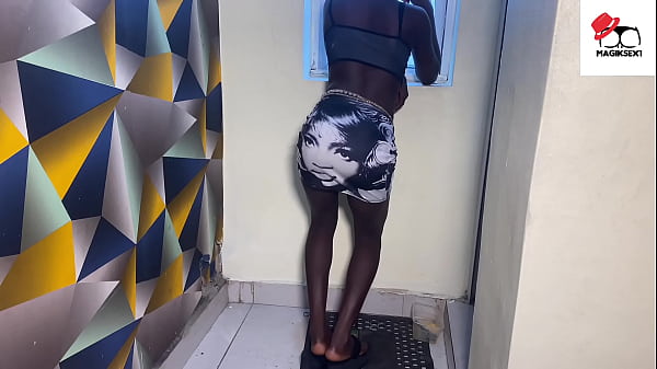 Young amateur Nigerian couple having sex while they’re filmed