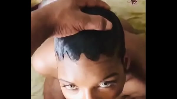 Innocent Submissive Ebony Cutie gets Hard face fucking andloves every sec