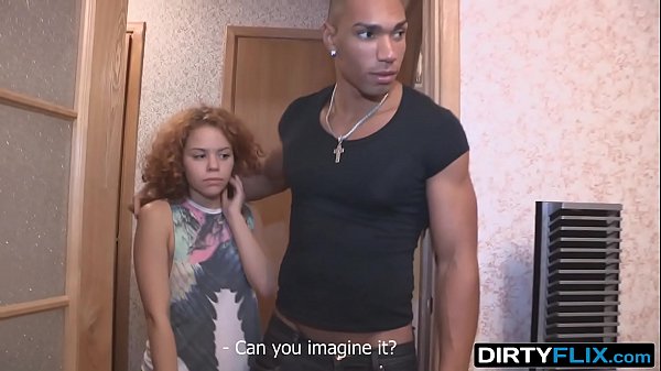 Dirty Flix – Poor guy has duct tape all over his body and has to watch his honey enjoy the biggest black cock in her life