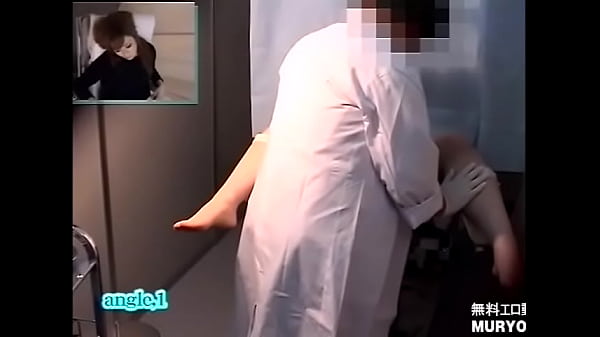 関西某産婦人科に仕掛けられていた隠しカメラ映像が流出　微乳な23歳OLノリエ 内診台診察アングルA