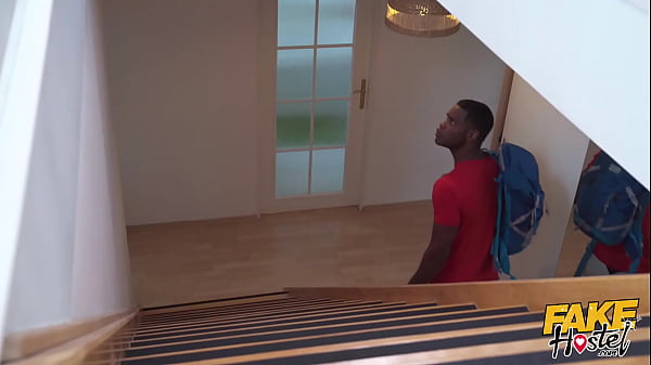 Fake Hostel – Interracial group sex with skinny Euro teens and big black cock