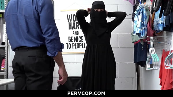 Hijab Wearing Teen Getting Hardcore Punished for Shoplifting – Pervcop