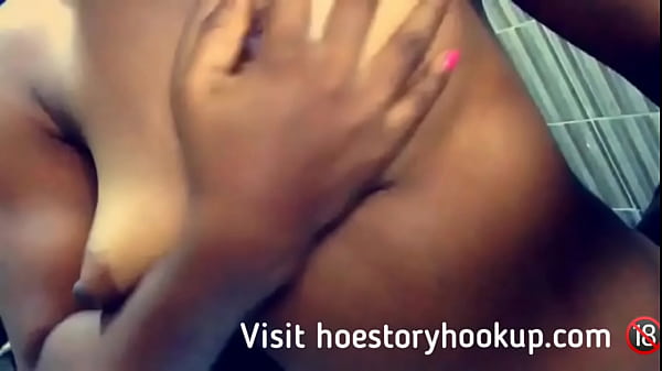 Lekki Girl plays with her breast