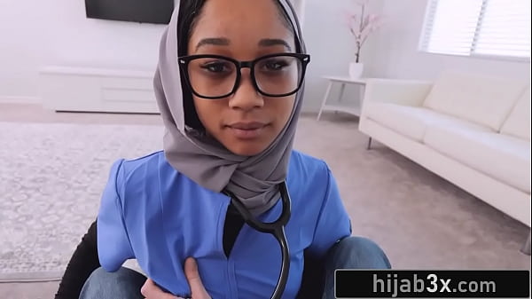 Sexy Muslim Nurse Takes Good Care of Patient’s Erection