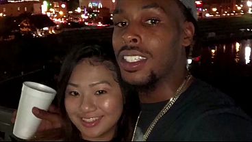 Interracial Couple Have Sex In Hotel