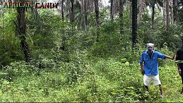 African Beautiful forest wild babes distracted by police officers on duty and they fucked them hardcore