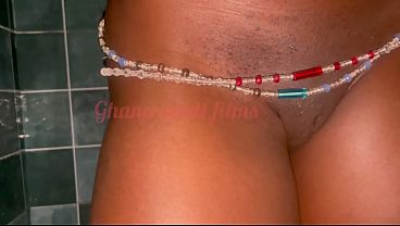 Amateur washing her pussy before getting her wet pussy fucked by Mr Good Dick Byron Gh Xxx Xvideos Porn