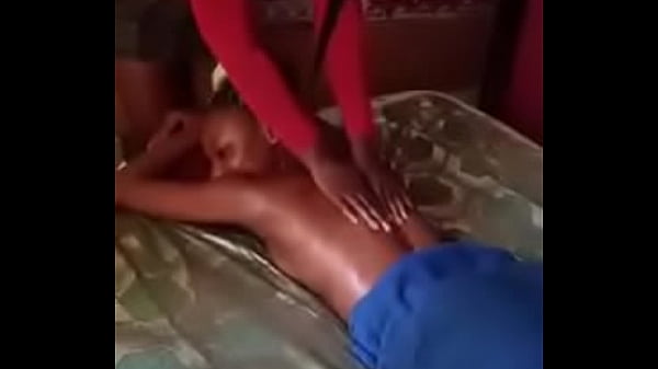 black teen massaged