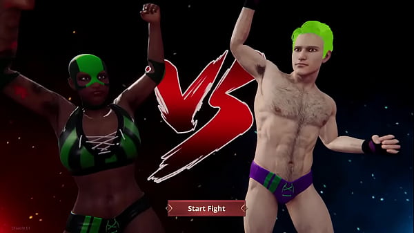 LuchaBelle VS Joe [NF3D Mixed Combat No Rules Battle]